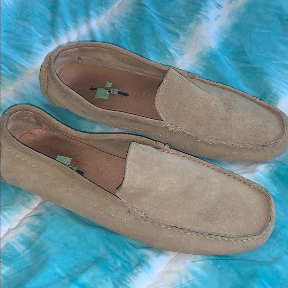 Tan loafers
